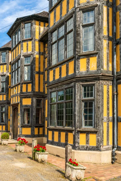 Old Historic Tudor Timer Building Shrewsbury Shropsire — Fotografia de Stock