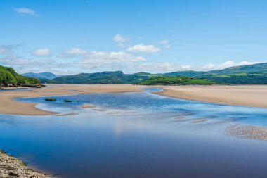 Gwynedd 'de Dwyryd Estuary, Kuzey Galler, İngiltere
