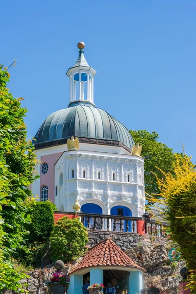 Portmeirion Wales July 2022 Portmeirion Tourist Village North Wales Designed — Stok fotoğraf