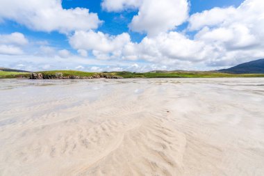 Ardriol beach in Uig Bay on Isle of Lewis, Scotland, UK