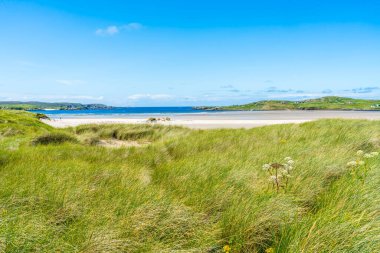 Ardriol beach in Uig Bay on Isle of Lewis, Scotland, UK