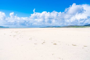 Luskentyre Sands beach on the Isle of Harris, Scotland, UK