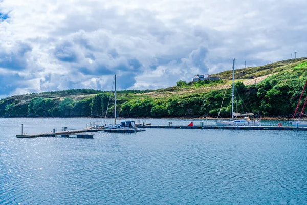 Tarbert Jachthaven Het Eiland Harris Westelijke Eilanden Van Schotland — Stockfoto