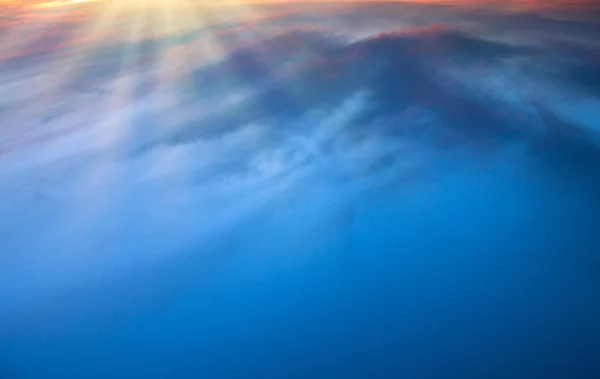 Farbenfroher Abendhimmel Schöner Himmel — Stockfoto