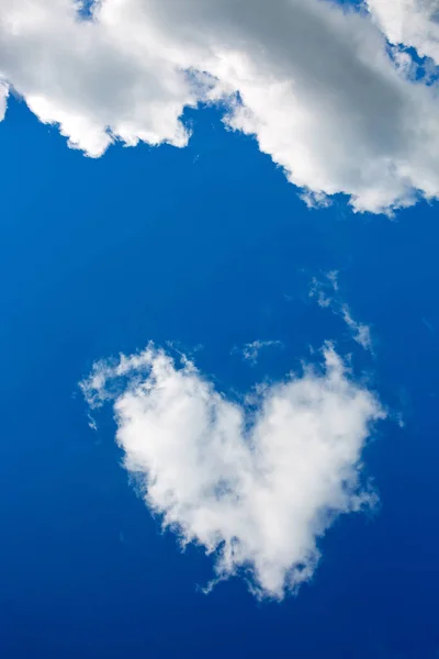 Cloud Shape Heart Concept Love Beautiful Day Lover — Stock Photo, Image