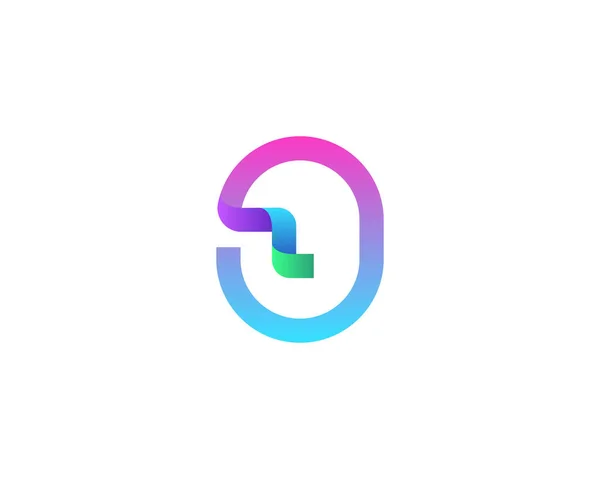 Αφηρημένη φωτεινή κλίση ανθρώπινου περιγράμματος σε λογότυπο διανύσματος προφίλ. Universal 3d avatar, ανώνυμο λογότυπο σύμβολο σχεδιασμό σε λευκό φόντο. — Διανυσματικό Αρχείο