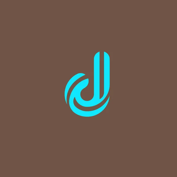 Letter Logo Vector Template Abstract Flat Icon Symbol Logotype Minimal — 图库矢量图片