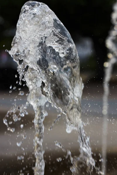 Water Fountain Fountain Travemuende Baltic Sea — Stock Photo, Image