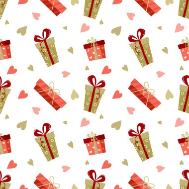 Sevgililer Günü. Sevimli ve şenlikli, kusursuz desen..