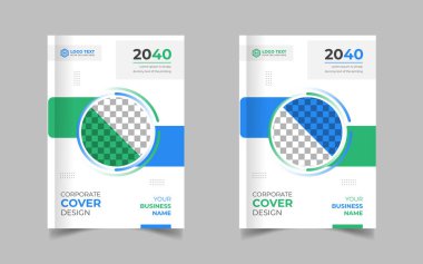 Şirket Kitap Kapağı Tasarım Şablonu A4 'te. Broşür, Yıllık Rapor, Dergi, Poster, İş Sunumu, Portföy, Flyer, Katlama, Banner, Web Sitesi