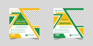 tarım tarım hizmetleri veya çimen biçme servisi Sosyal Medya afişi ve kapsama şablonu veya tarım, tarım, tarım, tarım, organik tarım