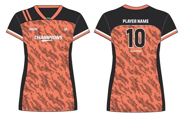 Camuflaje Mujeres Deportes Jersey Concepto Diseño Camisetas Ilustración Adecuada Para — Archivo Imágenes Vectoriales