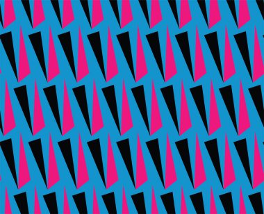 Kumaş ve tekstil baskısı için kusursuz geometrik üçgen soyut model vektör arkaplanı, spor forması dokusu, ambalaj kağıdı ve ambalaj, web pankartları