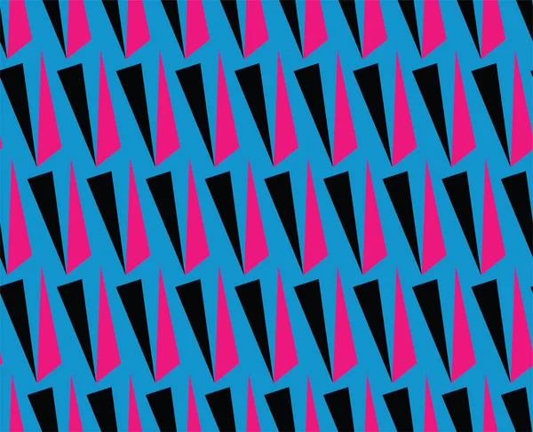 Kumaş ve tekstil baskısı için kusursuz geometrik üçgen soyut model vektör arkaplanı, spor forması dokusu, ambalaj kağıdı ve ambalaj, web pankartları