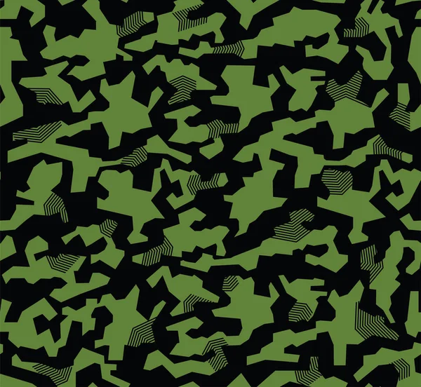 Camuflagem Moderna Sem Costura Padrão Abstrato Camuflagem Militar Repetir Design — Vetor de Stock