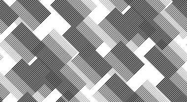 Kusursuz yarım ton kare çizgili çizgi şablon vektörü, Geometrik yarım ton özet desen kumaş ve tekstil baskısı, spor forması dokusu, ambalaj kağıdı, arkaplan ve ambalaj