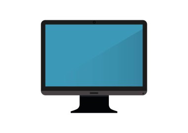 Hepsi tek bir bilgisayarda, beyaz arka planda izole edilmiş. PC Simgesi