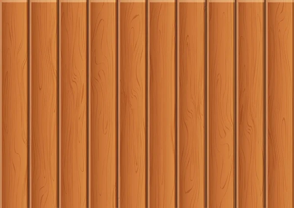 Realistic Wooden Texture Floor Background Vector Illustration — Stock Vector