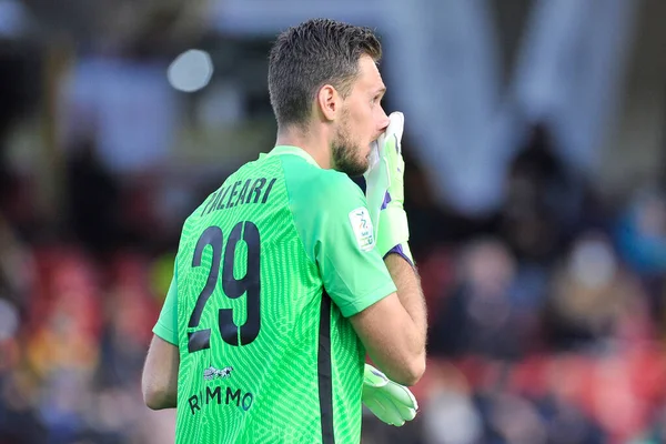 Andrea Paleari Jugador Benevento Durante Partido Del Campeonato Italiano Serie —  Fotos de Stock