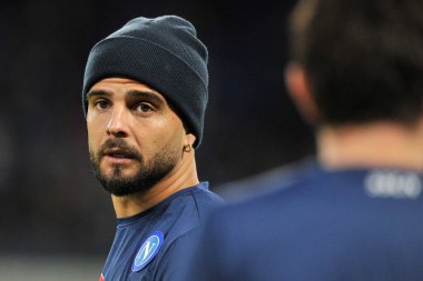 Napoli 'li Lorenzo Insigne, Napoli ile Lazio arasındaki İtalyan Serie A şampiyonası maçında Napoli 4, Lazio 0, Napoli' deki Diego Armando Maradona Stadyumu 'nda oynandı. Napoli, İtalya, 28 Kasım 2021. 