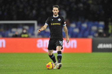 Lazio 'lu Luis Alberto, Napoli ile Lazio arasındaki İtalyan Serie A şampiyonası maçında Napoli 4, Lazio 0, Napoli' deki Diego Armando Maradona Stadyumu 'nda oynandı. Napoli, İtalya, 28 Kasım 2021. 