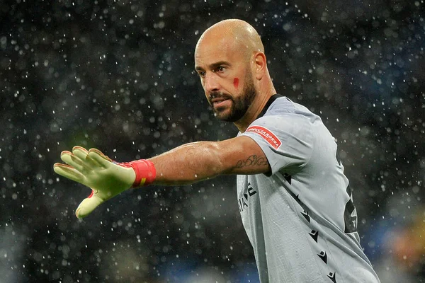 Pepe Reina Jugador Lazio Durante Partido Del Campeonato Italiano Serie —  Fotos de Stock