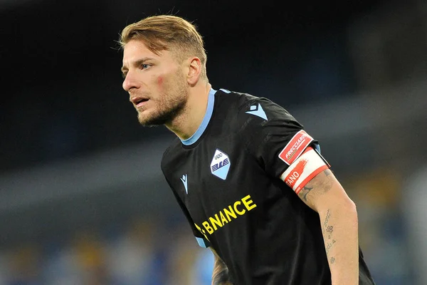 Ciro Immobile Player Lazio Κατά Διάρκεια Του Αγώνα Του Ιταλικού — Φωτογραφία Αρχείου