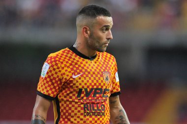 Benevento 'lu Roberto Insigne, Benevento ile Cittadella arasındaki İtalyan Serie B şampiyonluğu maçında 4-1' lik final maçında, Benevento 'daki Ciro Vigorito Stadyumu' nda oynandı. Benevento, İtalya, 21 Eylül 2021. 