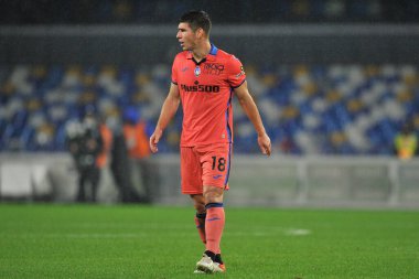 Atalanta 'nın Ruslan Malinovskyi oyuncusu, Napoli ile Atalanta arasındaki İtalya futbol ligi serisi maçında Napoli 2, Atalanta 3, Diego Armando Maradona Stadyumu' nda oynandı. Napoli, İtalya, 05 Aralık 2021. 