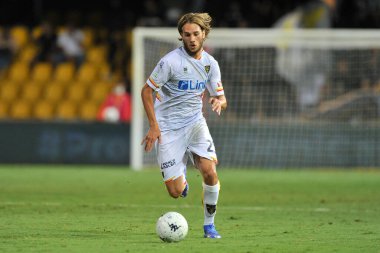Lecce 'li Antonio Gallo, Benevento ile Lecce arasındaki İtalya Serie B şampiyonluğu maçında Ciro Vigorito Stadyumu' nda oynanan maçın son maçı. Benevento, İtalya, 10 Eylül 2021. 