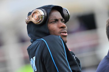 Napoli 'den Victor Osimhen, İtalya Serie A Ligi maçında Fiorentina ile Napoli arasındaki final maçı 1-2, Floransa' daki Artemio Franchi Stadyumu 'nda oynandı.. 