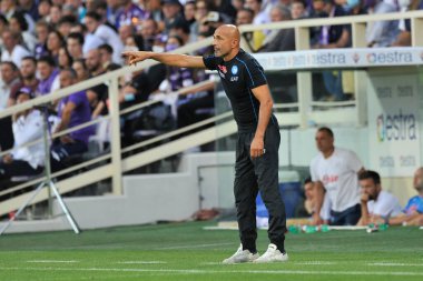 Luciano Spalletti Napoli 'nin koçu, İtalya Serie A Ligi maçında Fiorentina ile Napoli arasındaki final maçı 1-2, Floransa' daki Artemio Franchi Stadyumu 'nda oynandı.. 
