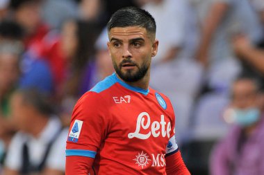 Napoli 'den Lorenzo Insigne, İtalya Serie A Ligi maçında Fiorentina ile Napoli arasında oynanan final maçı 1-2, Floransa' daki Artemio Franchi Stadyumu 'nda oynandı.. 
