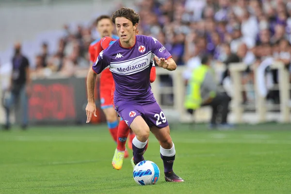 Alvaro Odriozola Jogador Fiorentina Durante Jogo Liga Italiana Serie Entre — Fotografia de Stock