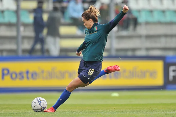 Cristiana Girelli Hráč Italia Během Kvalifikačního Utkání Mistrovství Světa 2023 — Stock fotografie