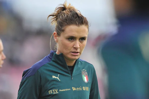 Cristiana Girelli Hráč Italia Během Kvalifikačního Utkání Mistrovství Světa 2023 — Stock fotografie