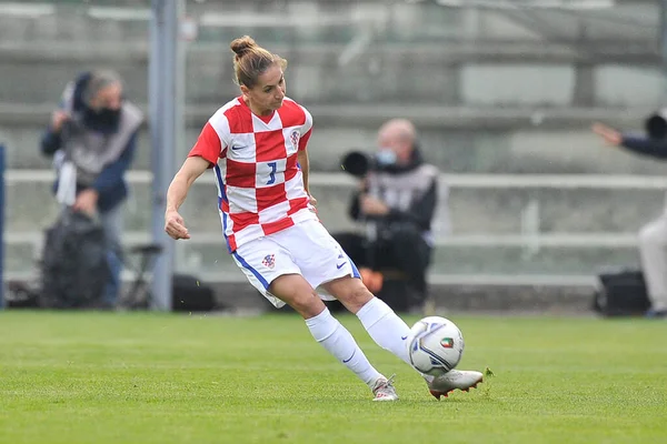 Ana Jelenicic Jogadora Croazia Durante Partida Qualificação Para Copa Mundo — Fotografia de Stock