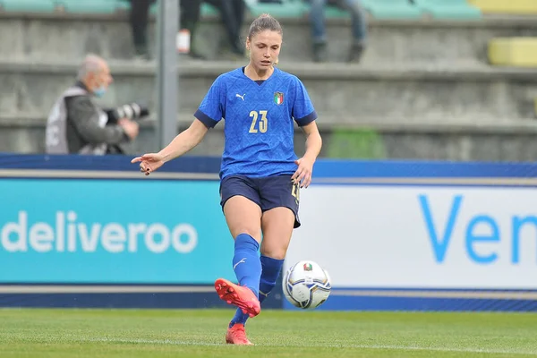 Cecilia Salvai Jogadora Itália Durante Partida Qualificação Para Copa Mundo — Fotografia de Stock