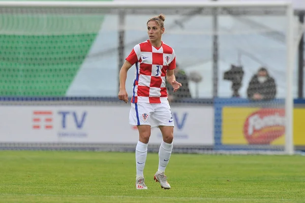 Ana Jelenicic Hráč Croazia Během Kvalifikačního Utkání Mistrovství Světa 2023 — Stock fotografie