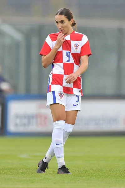 Andrea Glibo Hráč Croazia Během Kvalifikačního Utkání Mistrovství Světa 2023 — Stock fotografie