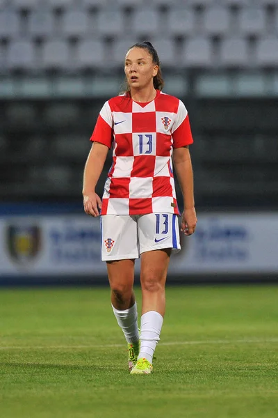 Helena Spajic Hráč Croazia Během Kvalifikačního Utkání Mistrovství Světa 2023 — Stock fotografie