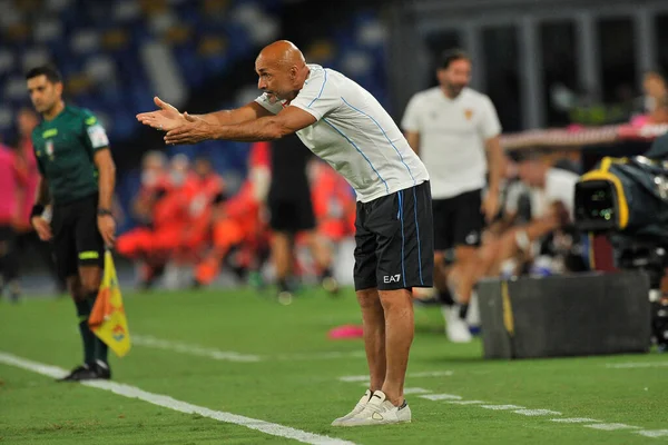Luciano Spalletti Trainer Von Napoli Während Des Freundschaftsspiels Zwischen Napoli — Stockfoto