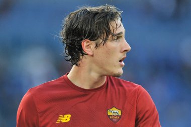 Jos Mourinho oyuncusu Roma, Roma 'daki Olimpiyat Stadyumu' nda oynanan İtalya Serie A final maçında Roma ile Napoli arasındaki 0-0 'lık final maçı sırasında oynanan karşılaşma..