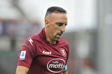 Salernitana 'nın Frank Ribery oyuncusu, Salernitana ile Empoli arasındaki İtalyan Serie A şampiyonası maçında 2-4, Salerno' daki Aerechi Stadyumu 'nda oynandı..