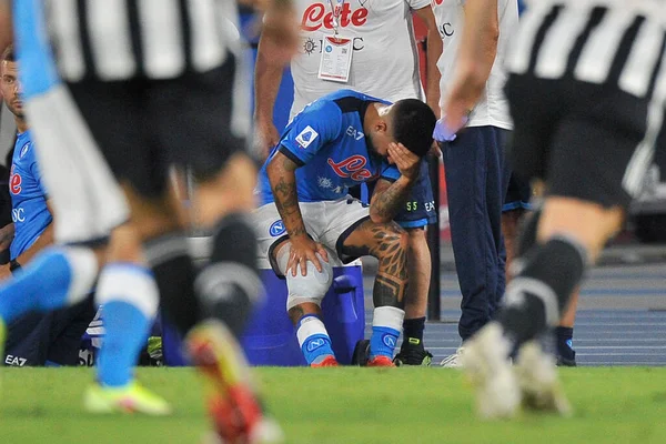 Lorenzo Insigne Jugador Napoli Durante Partido Liga Italiana Seriea Entre — Foto de Stock