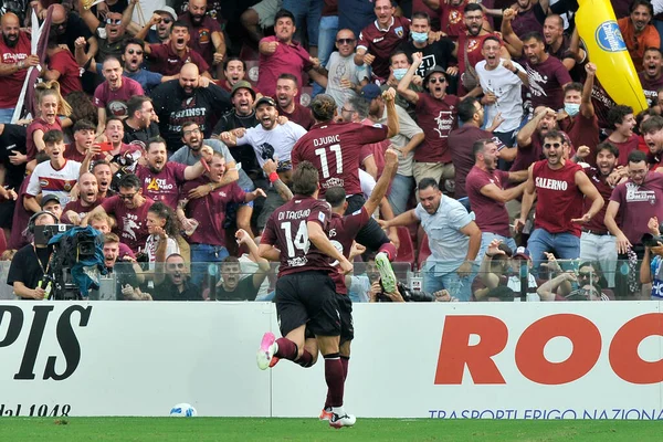 Milan Djuric Speler Van Salernitana Tijdens Wedstrijd Van Italiaanse Seriea — Stockfoto