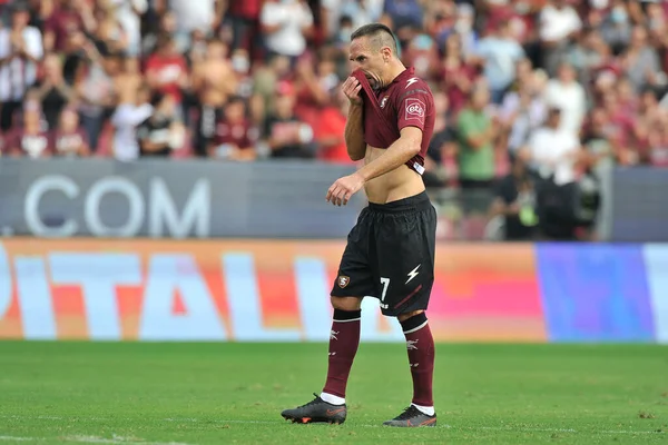 Franck Ribery Jogador Salernitana Durante Jogo Campeonato Italiano Seriea Entre — Fotografia de Stock