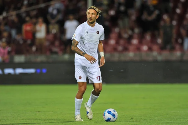 Gianluca Chiara Jogador Reggina Durante Jogo Copa Itália Entre Salernitana — Fotografia de Stock