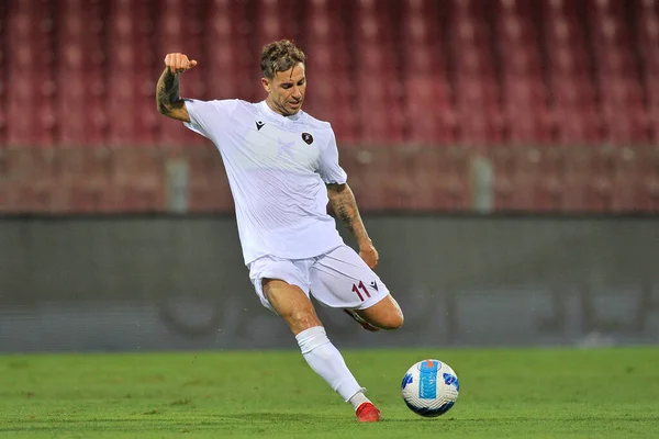 Federico Ricci Jogador Reggina Durante Partida Copa Itália Entre Salernitana — Fotografia de Stock