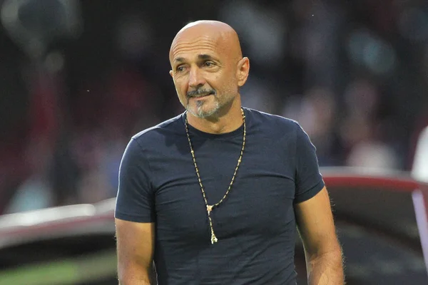 Luciano Spalletti Trainer Von Neapel Während Des Spiels Der Italienischen — Stockfoto